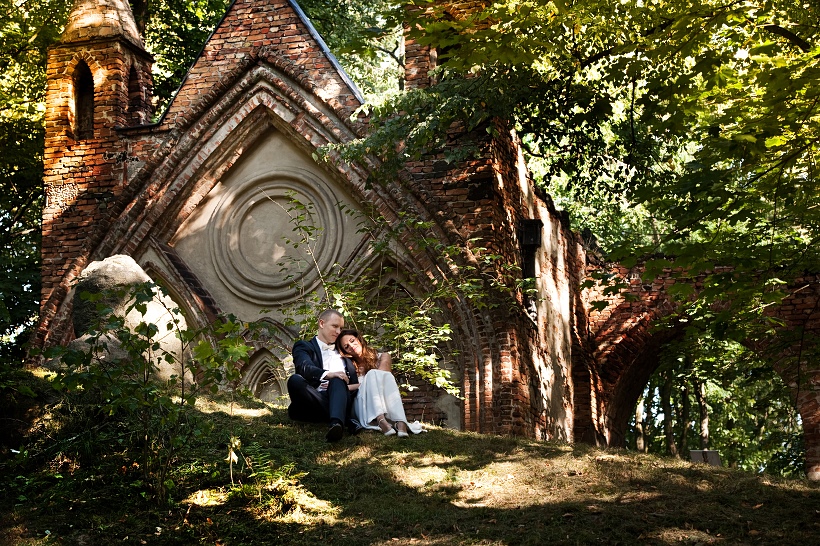 ślub Łódź kolumna park