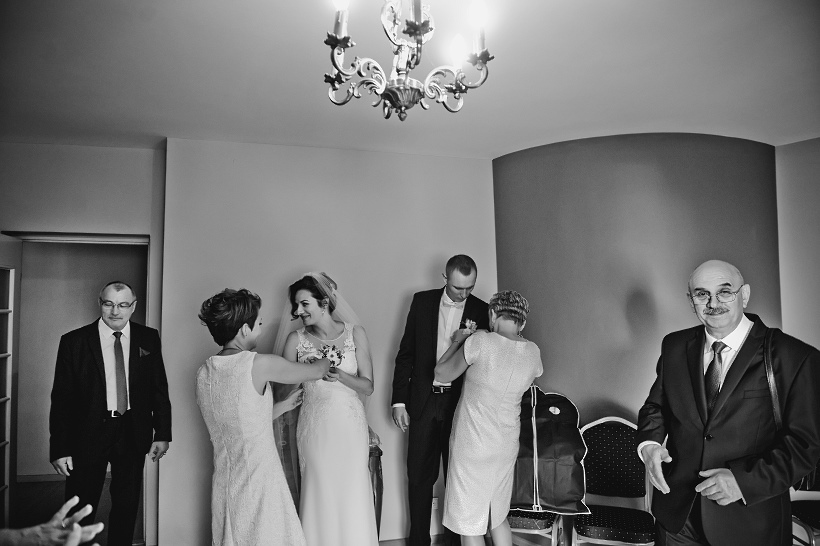 ślub fotograf Łódź czarny staw